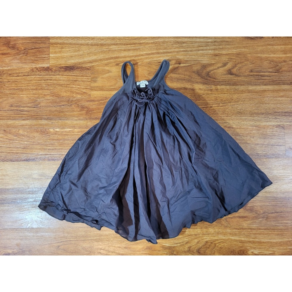 Eliane Et Lena Size‎ 3T Gray Sleeveless Cotton Dress